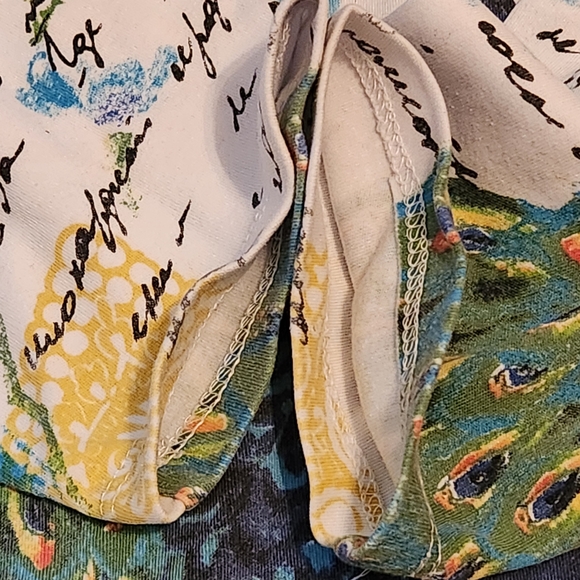 Alia Medium Multicolor Peacock Embellished Top - Picture 2 of 8